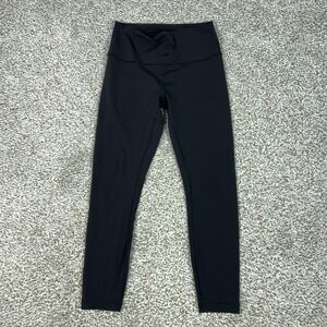 Lululemon Pants Womens 8 Black High Rise Leggings Wunder Under Yoga Gym Sports
